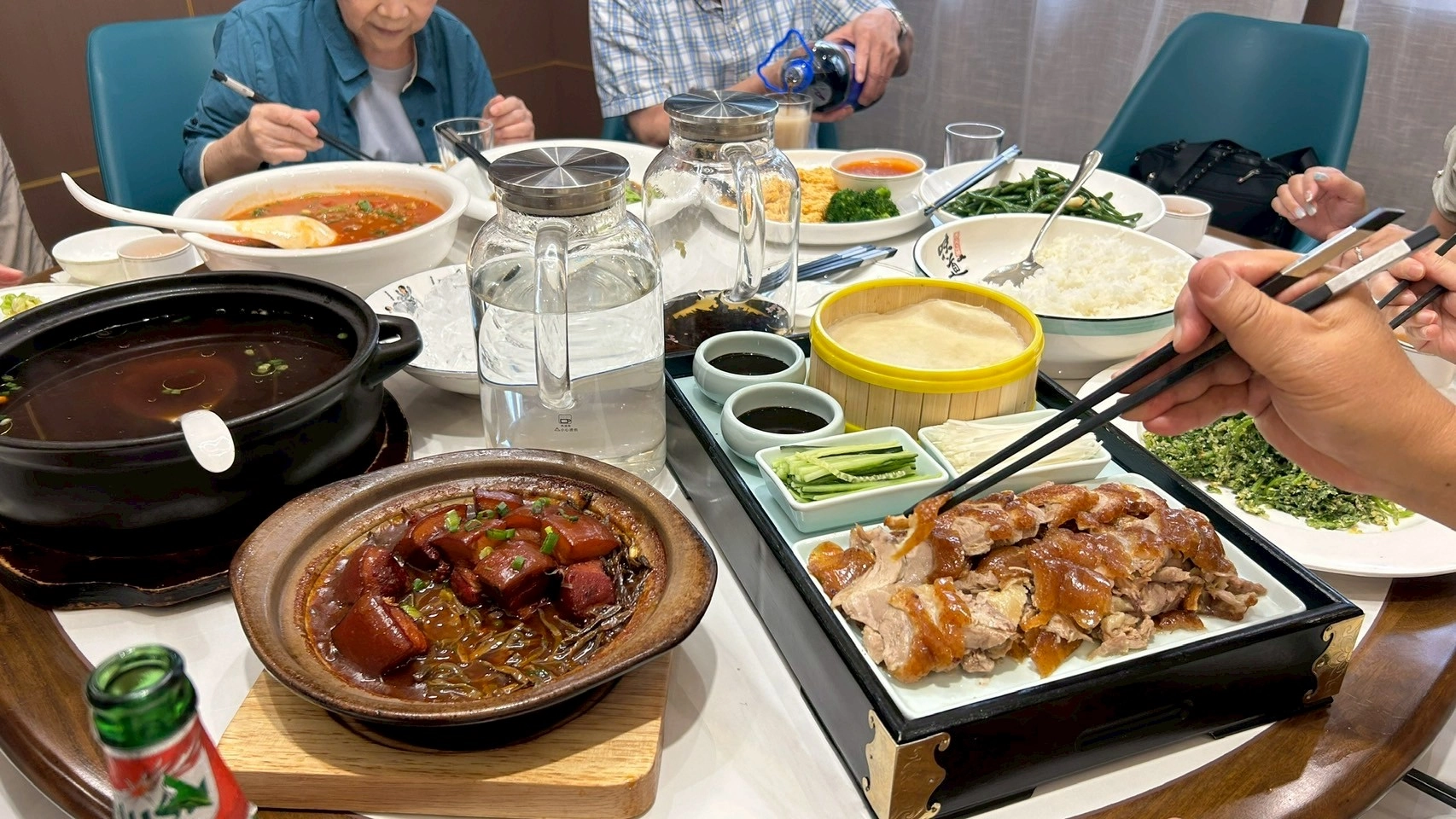 2025年西域幸福號快車實際餐食拍攝(漢餐)