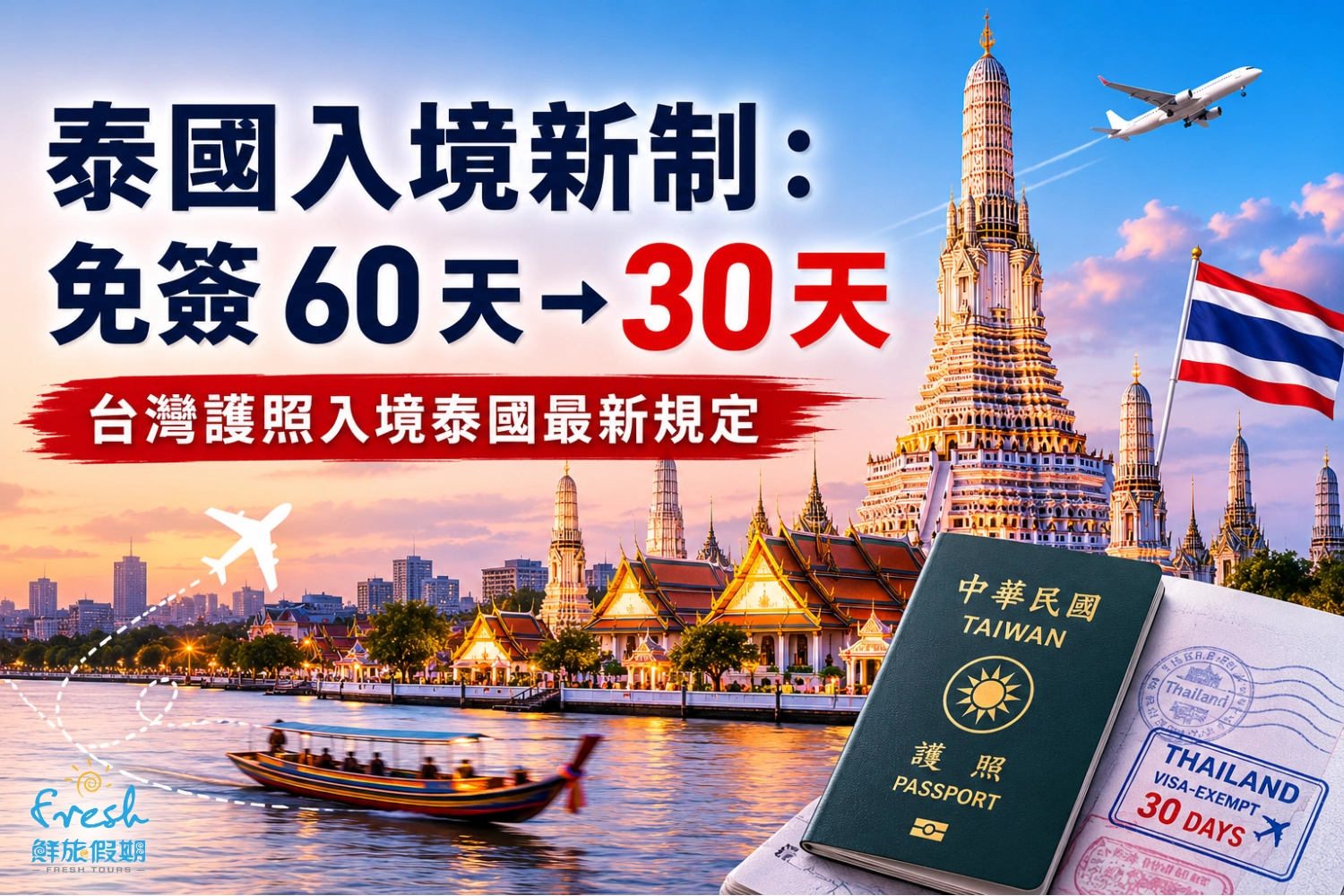 泰國2026免簽大變動！
